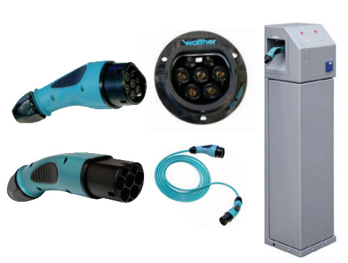 电动汽车充电连接器